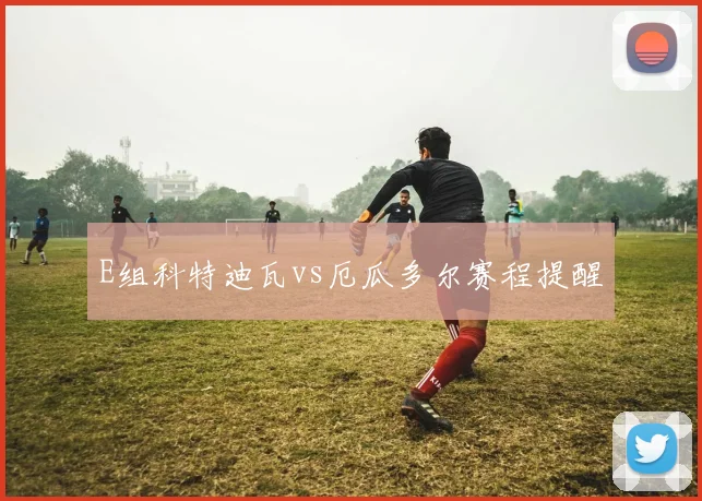 E组科特迪瓦vs厄瓜多尔赛程提醒